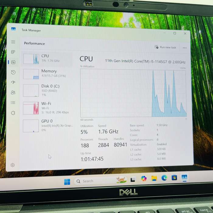 Dell Latitude 7420 11th Gen "Core i5" 2.60GHz 16GB RAM 500GB SSD NVMe Black (3 Month Warranty)