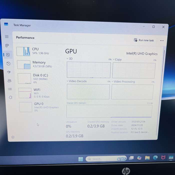 HP 250 G9 "Celeron N4500" 1.10GHz 8GB RAM 256GB SSD Grey
