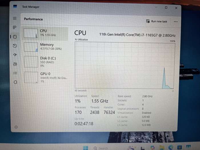 Asus X515M 11th Gen Core i7 2.80GHz 16GB RAM 500GB SSD Grey (3 Month Warranty)
