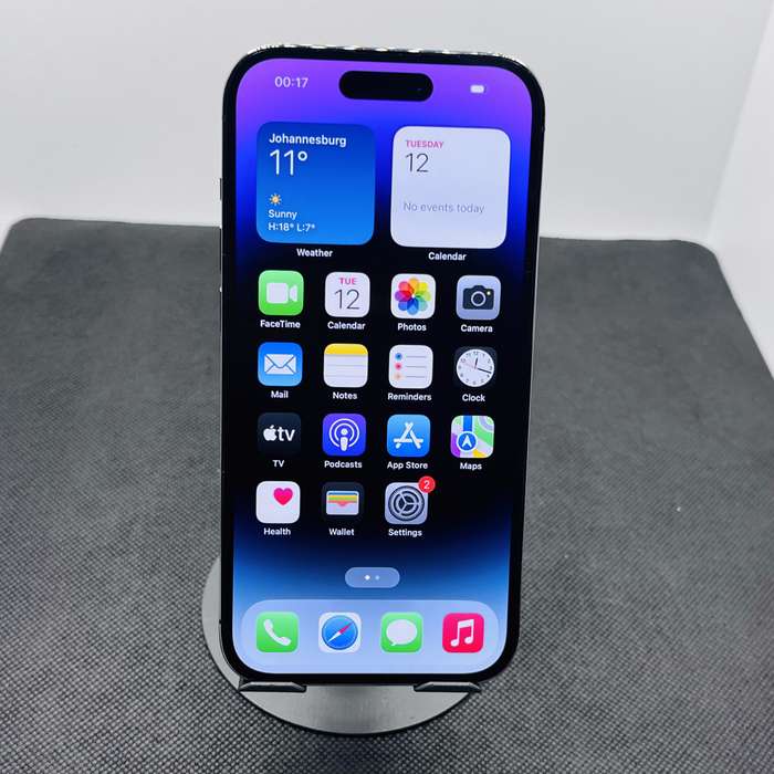 Apple iPhone 14 Pro 256GB Deep Purple (12 Month Warranty) - (E-SIM Only)