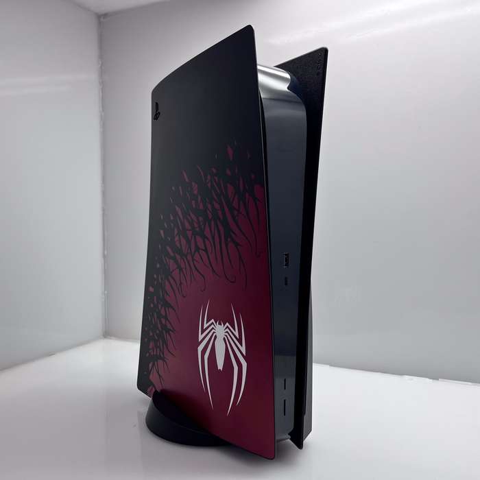 Sony Playstation 5 (Physical Disk) 1TB Spider Man Edition +1 Controller +1 Case + Cables (12 Mont...