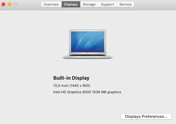 Apple MacBook Air 13-Inch Core i5 1.8GHz (2017) 8GB RAM 256GB SSD Silver (3 Month Warranty)...