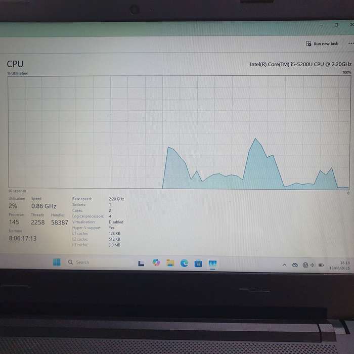 Lenovo Ideapad 100-15IBD "Core i5" 2.20GHz 4GB RAM 1TB HDD Black