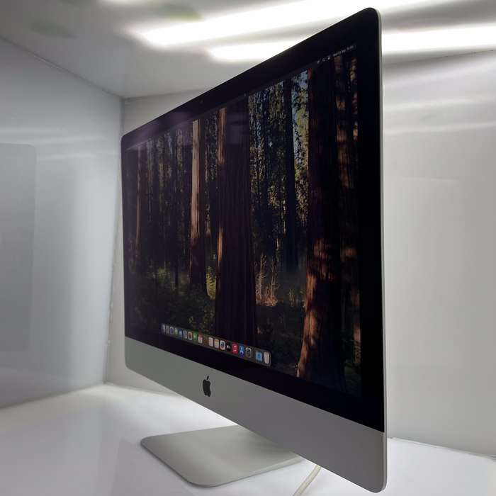 Apple iMac 27-Inch Core i5 8GB RAM 256GB SSD (Late 2020) + Keyboard Bundle Value Silver (6 ...