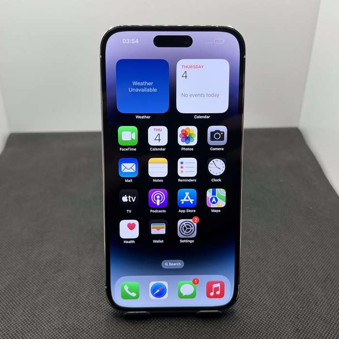 Apple iPhone 14 Pro Max 128GB Silver (12 Month Warranty) - No Face ID