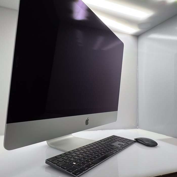 Apple iMac 27-Inch Core i5 8GB RAM 256GB SSD (Late 2020) + Keyboard Bundle Value Silver (6 ...