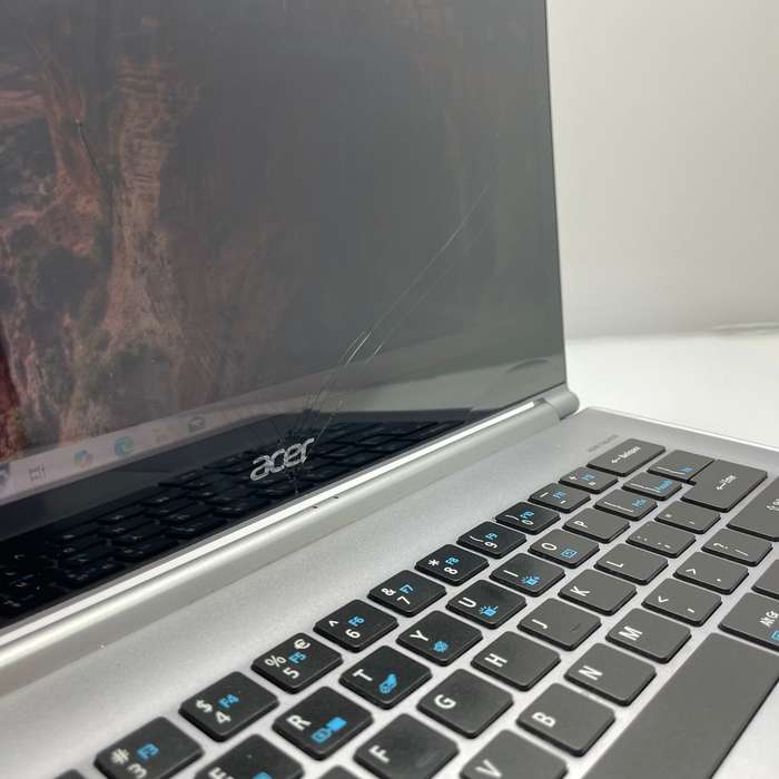 Acer Aspire S3 UltraBook "Core i5" 6GB RAM 240GB SSD Silver - Cracked Screen | No TouchScreen | B...