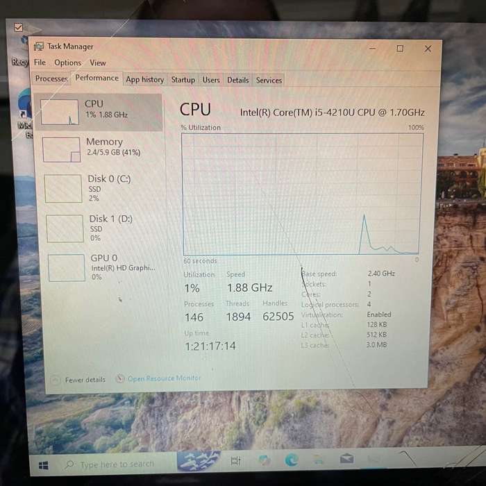 Acer Aspire S3 UltraBook "Core i5" 6GB RAM 240GB SSD Silver - Cracked Screen | No TouchScreen | B...