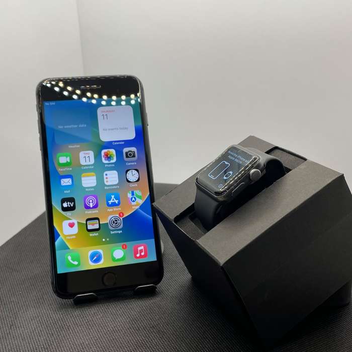 COMBO DEAL: iPhone 8 Plus 256GB Space Grey + Apple Watch Series 3 Nike Plus 38mm GPS Only Space G...