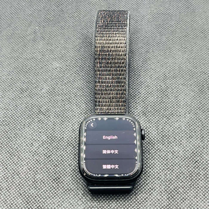 Apple Watch Series 10 46mm GPS Only Jet Black (6 Month Warranty) - With Black Nylon Straps