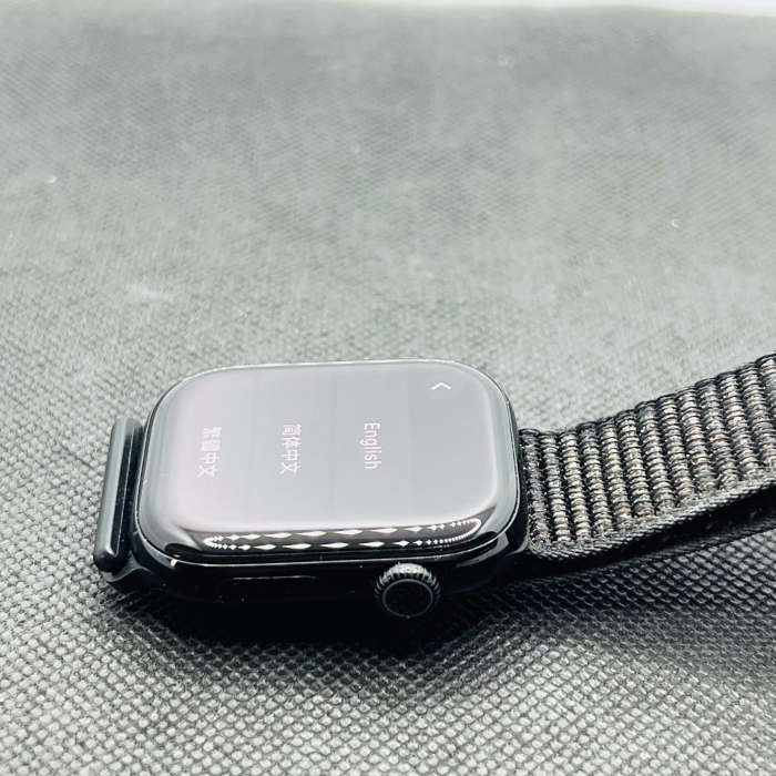 Apple Watch Series 10 46mm GPS Only Jet Black (6 Month Warranty) - With Black Nylon Straps