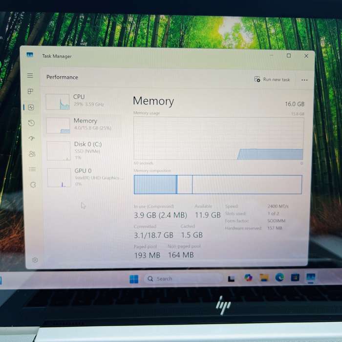 HP EliteBook 840 G5 8th Gen "Core i5" 1.70GHz 16GB RAM 256GB SSD NVMe Silver - Faulty Battery