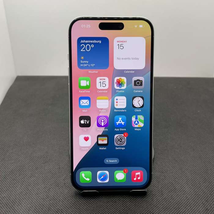 Apple iPhone 15 Pro 128GB White Titanium (12 Month Warranty)