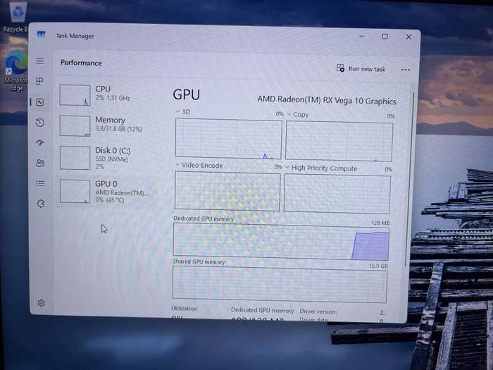 Asus FX705D Ryzen 7 2.30GHz 32GB RAM 256GB SSD Black - Minor Bright Spots And GPU Doesn't Work