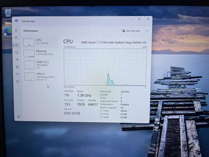 Asus FX705D Ryzen 7 2.30GHz 32GB RAM 256GB SSD Black - Minor Bright Spots And GPU Doesn't Work