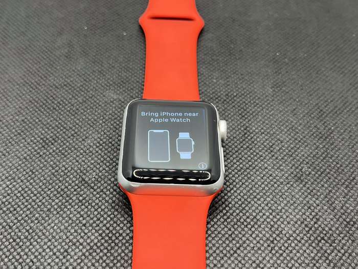 Apple Watch Series 2 Nike Plus 38mm GPS Only Silver - With Red Straps