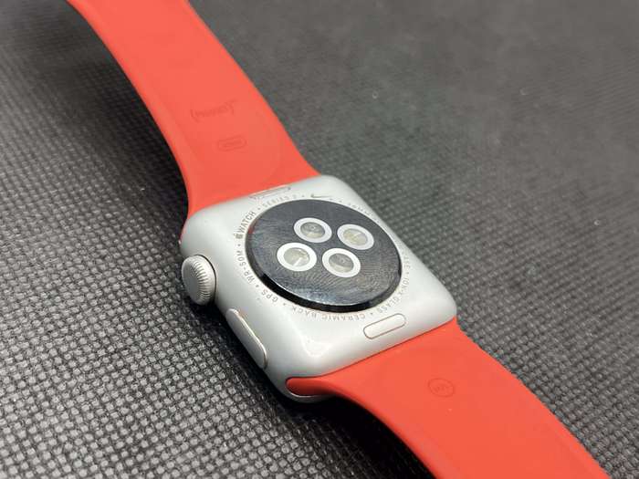 Apple Watch Series 2 Nike Plus 38mm GPS Only Silver - With Red Straps