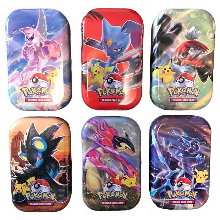 Original Pokemon Trading Card Game in Metal Tin + 30 Additional Cards