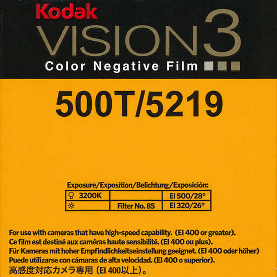 Kodak VISION 3 500T/5219 (24 exp.) - 35mm Film Roll