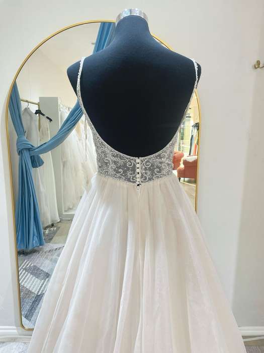 (Rental) Karla,Tulle beaded bodice ball-gown.