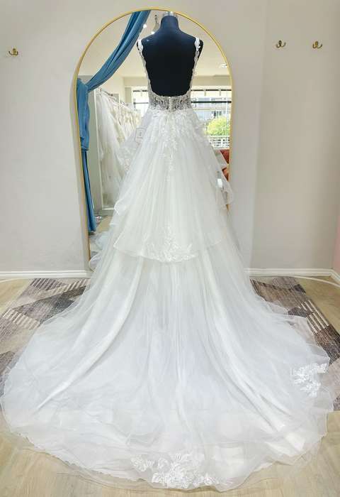 Tamara , ruffle tulle ball-gown.