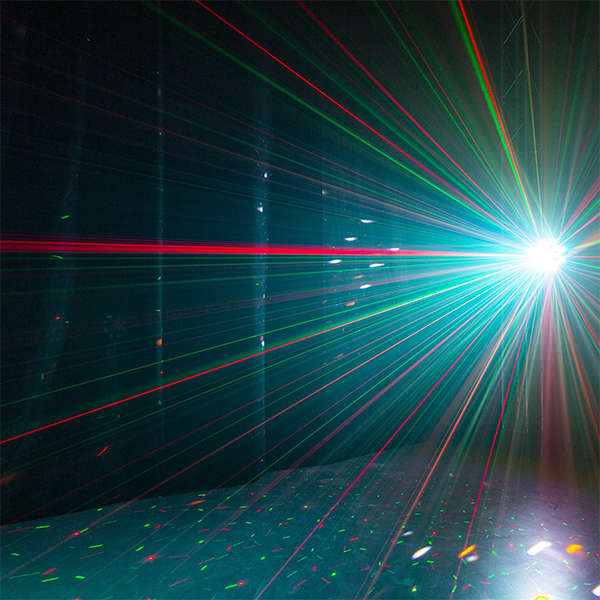 BEAMZ MULTIBOX LED EFFECT WITH LASER AND STROBE 18x 0.2W LED 9x 8W RGBAWUVP