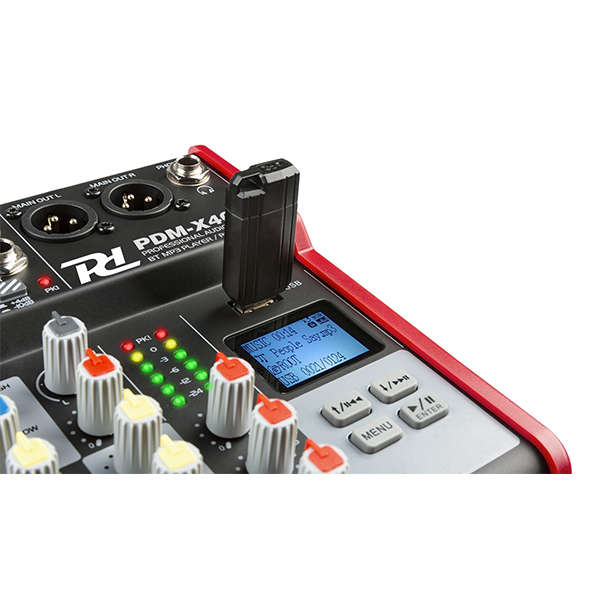 Power Dynamics - PDM-X401 STUDIO MUSIC MIXER BT/USB/MP3/REC