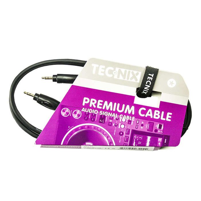 Tecnix Stereo Mini Jack to Stereo Jack  1.5M