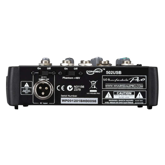 Wharfedale Pro Connect 502USB 5-Channel Mixer