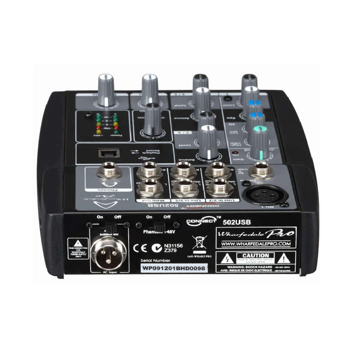 Wharfedale Pro Connect 502USB 5-Channel Mixer