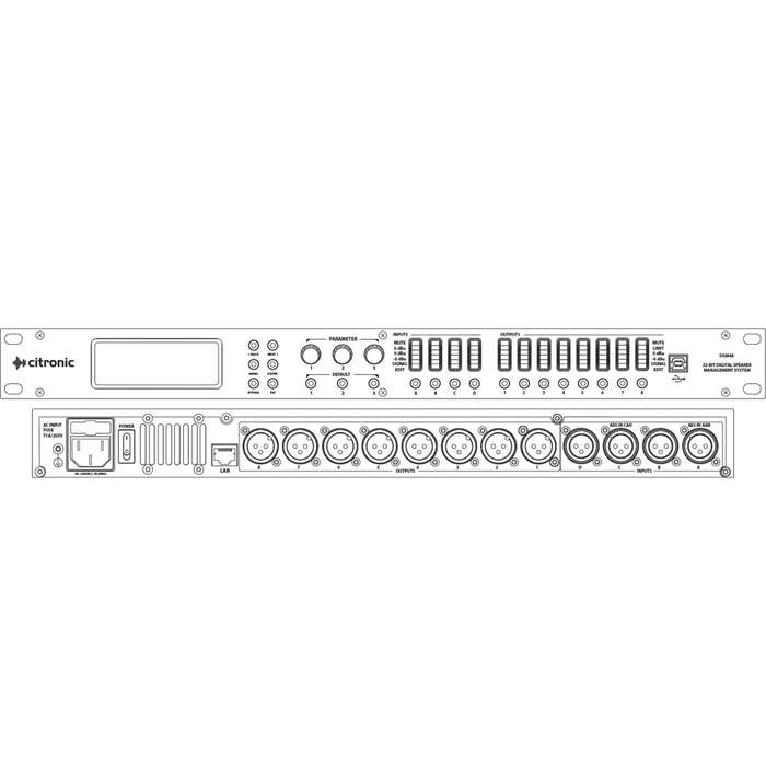 CITRONIC - DSM48 DIGITAL SPEAKER MANAGEMENT SYSTEM