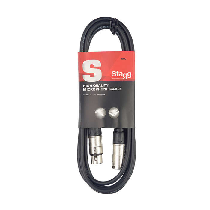 STAGG XLR to XLR Microphone Cable - 10M