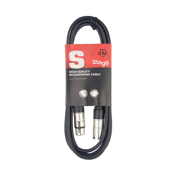 STAGG XLR-XLR Microphone Cable - 3M