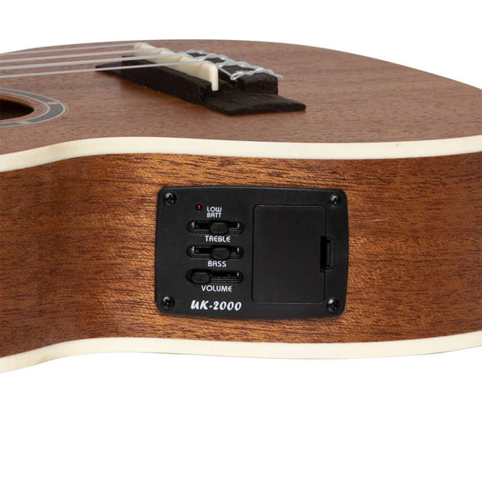 STAGG Electric Concert UKE Mahogany + Bag