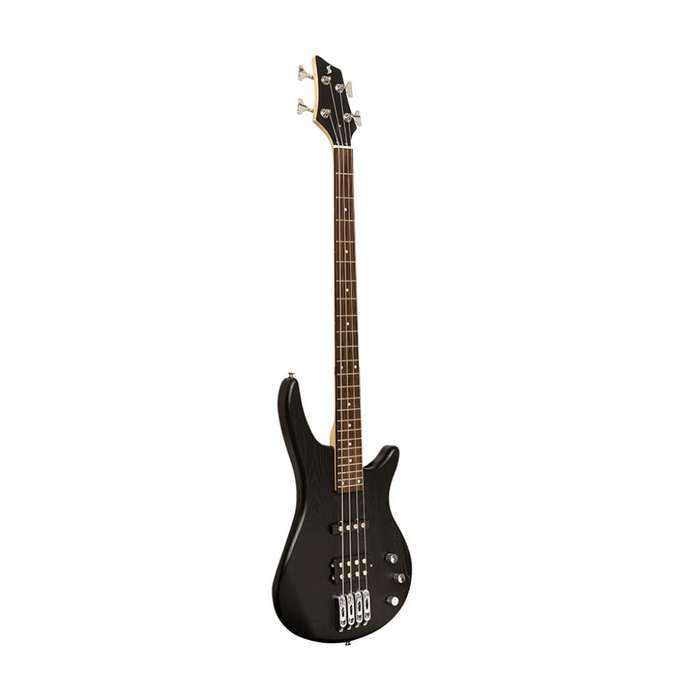 STAGG Fusion 40 Electric Bass Guitar Satin - Black