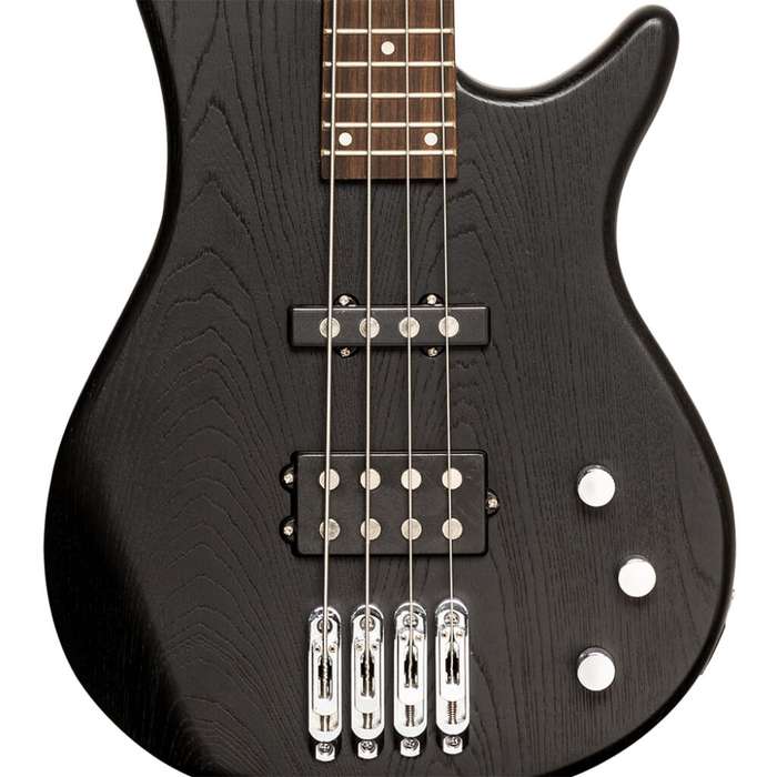 STAGG Fusion 40 Electric Bass Guitar Satin - Black