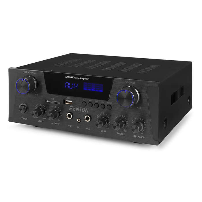 FENTON AV430B COMPACT HIFI AMPLIFIER 2X 300W BLACK