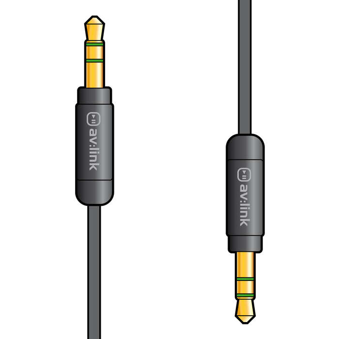 Avlink - 0.5M PRECISION 3.5mm STEREO PLUG -  3.5mm STEREO PLUG LEAD