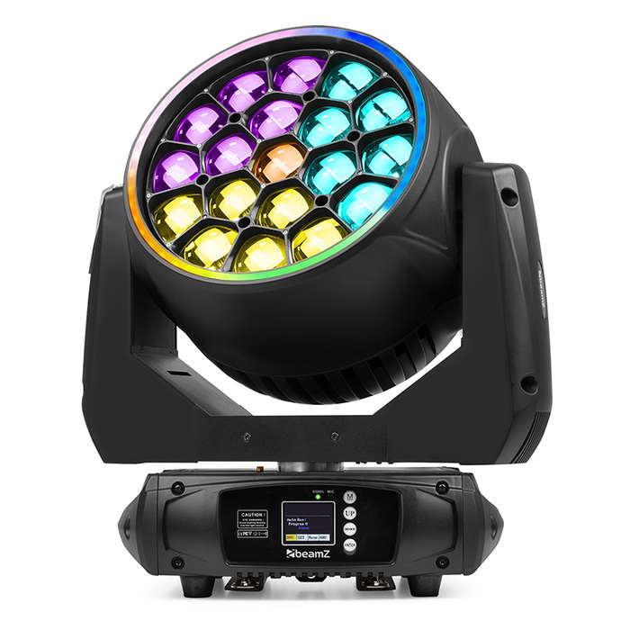 BEAMZPRO MHL1940 LED MOVING HEAD BEE EYE ZOOM 19x 40W RGBW