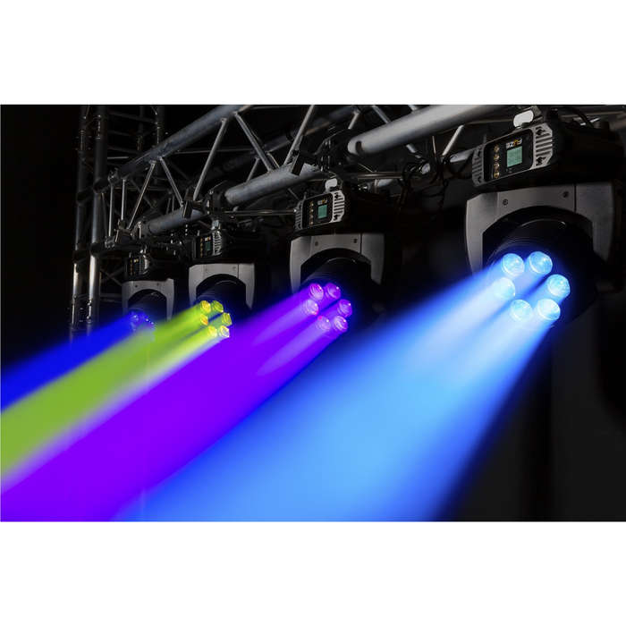 BEAMZ FUZE610Z LED MOVING HEAD WASH WITH ZOOM 6x 10W RGBW