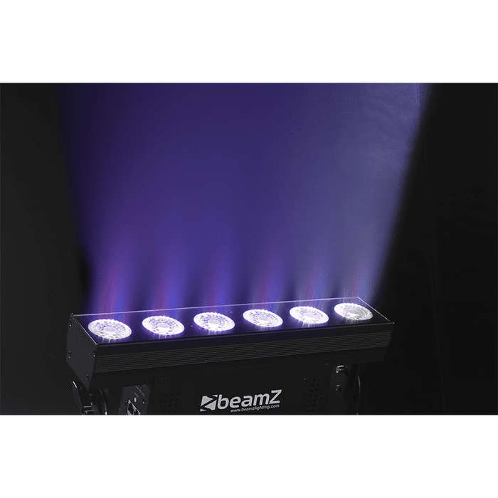 BEAMZ BBB612 LED BATTERY BAR IP20 6x 12W RGBAWUV