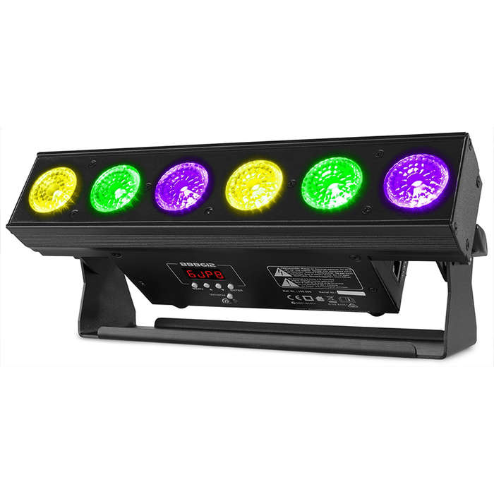 BEAMZ BBB612 LED BATTERY BAR IP20 6x 12W RGBAWUV