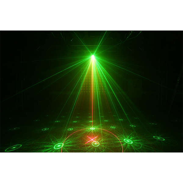 BEAMZ SURTUR II LASER DOUBLE RG GOBO BLUE LED 3W