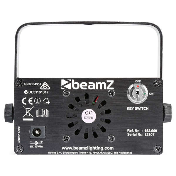 BEAMZ BIANCA LASER DOUBLE RGB GOBO