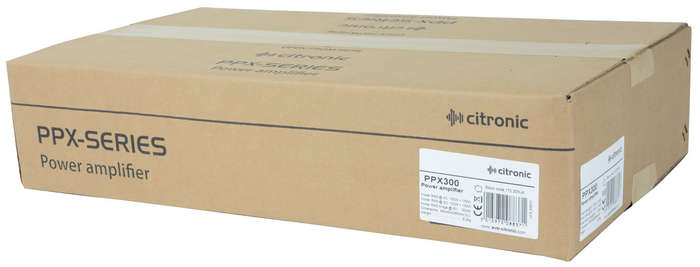 CITRONIC PPX300 2U POWER AMPLIFIER 2X 150W