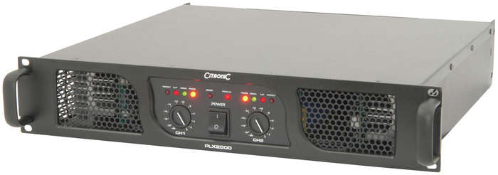 CITRONIC PLX2800 2U POWER AMPLIFIER 2X 1400W