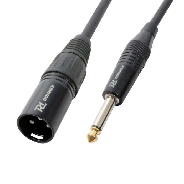 PDC CX38-1 SIGNAL LEAD XLR MALE  - 6.3MM MONO MALE 1.5M