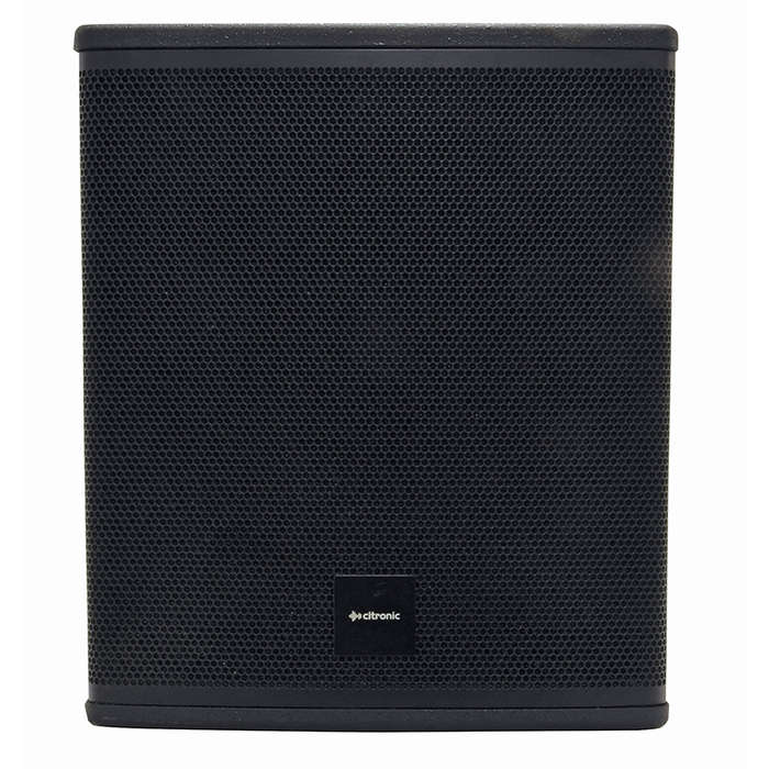 CITRONIC CASA-12BA ACTIVE SUBWOOFER SPEAKER 12IN BLACK 400W 8 OHM