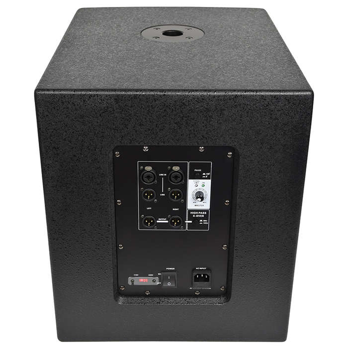 CITRONIC CASA-12BA ACTIVE SUBWOOFER SPEAKER 12IN BLACK 400W 8 OHM