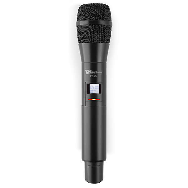 POWER DYNAMICS PD504H QUAD HANDHELD MICROPHONE UHF 826.300/831.200 MHz /863.000/865.000 MHz